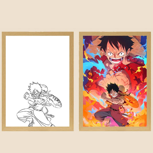 cuadros luminosos anime
